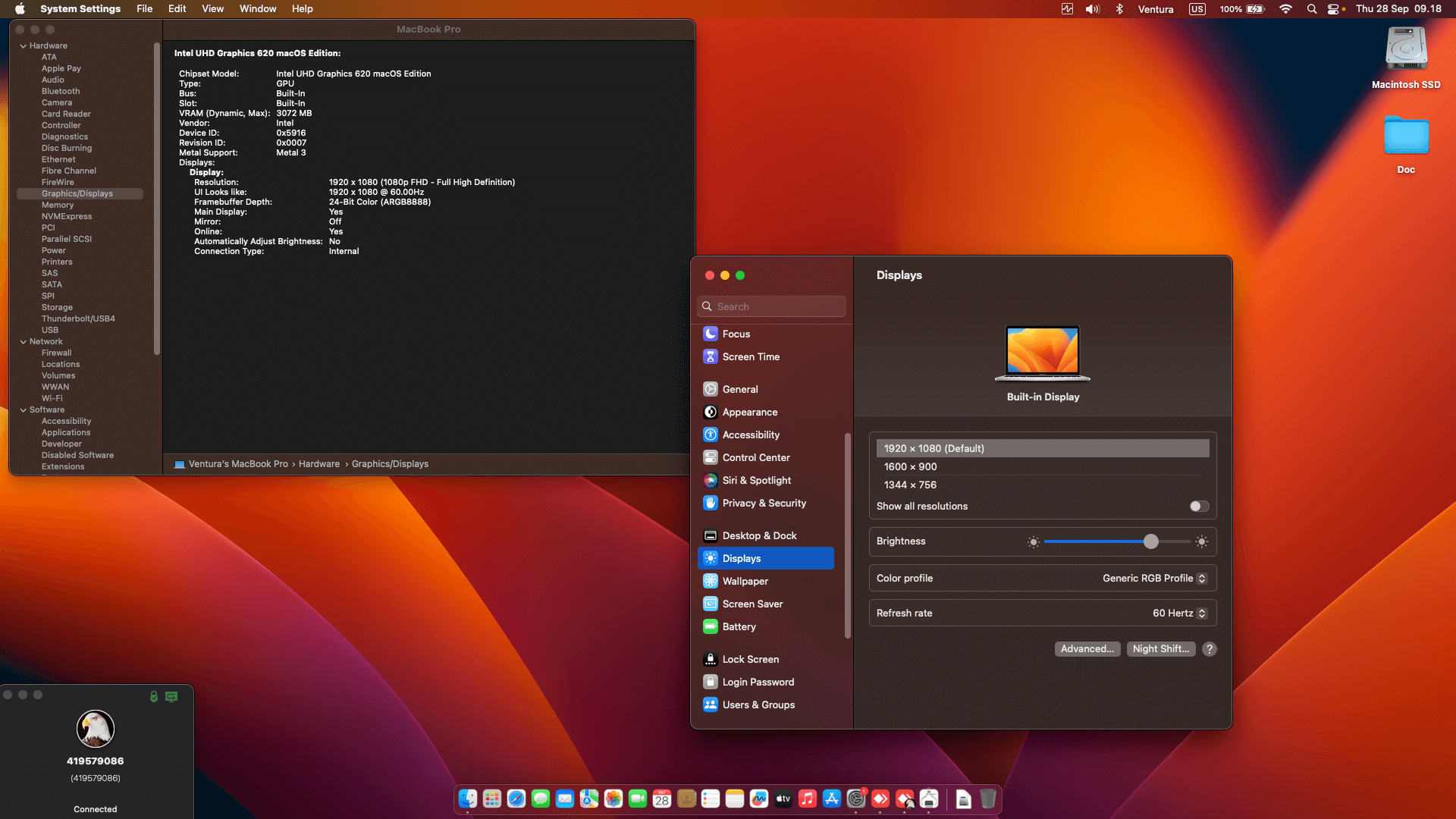 Dell Latitude 7490 7th [KabyLake R + Intel UHD 620 + I2C]   OpenCore 1